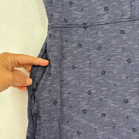 Toad & Co Rosemarie Athletic Dress A Line Cap Sleeve Gorpcore Blue Gray Size S - Picture 4 of 10